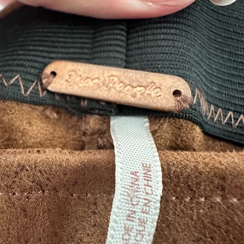 Free People Never Let You Go Vegan Suede Leggings | Brown‎